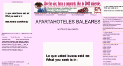 Desktop Screenshot of apartahotelesbaleares.com